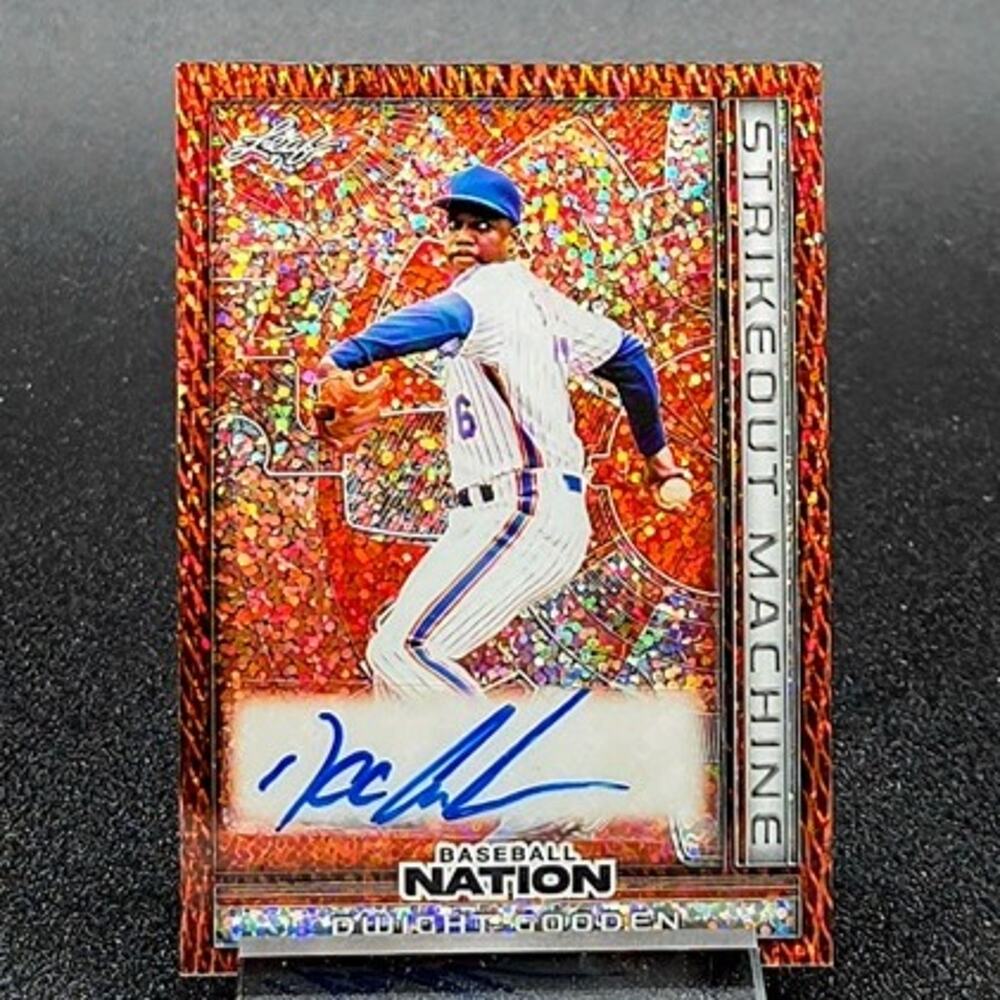 Dwight Gooden 1/4 Strikeout Machine Auto New York Mets Hall of Fame Autograph